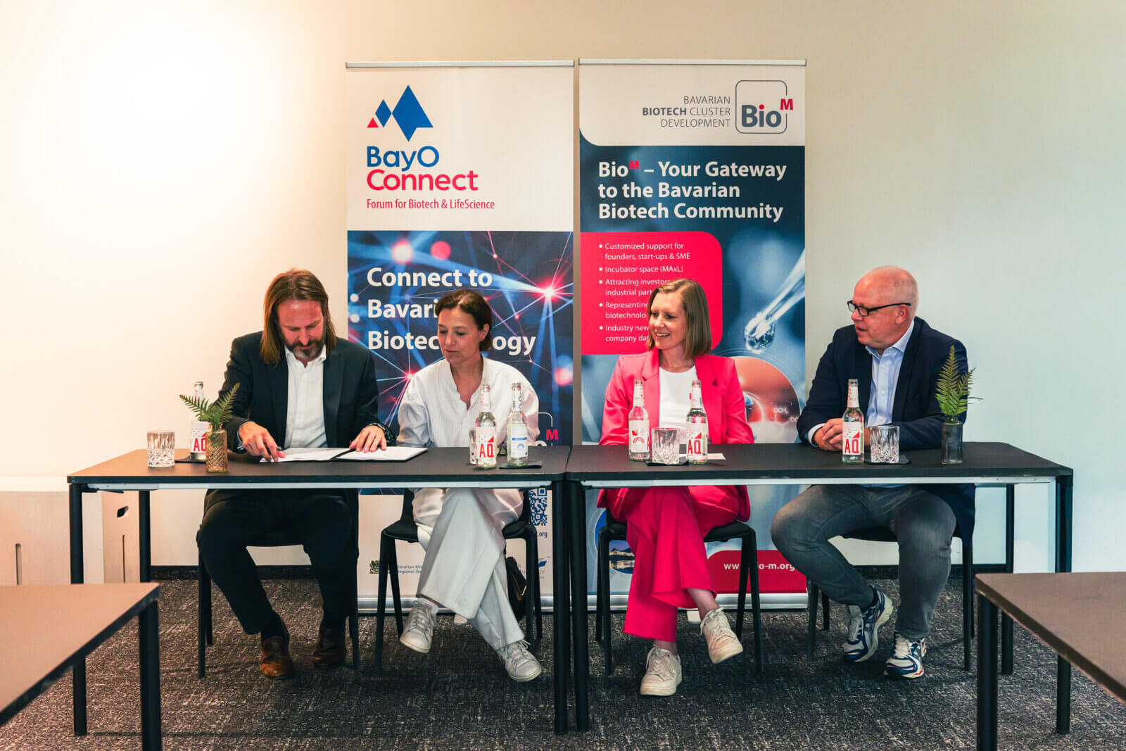 press event: LMU and Life Science Factory at BayOConnect